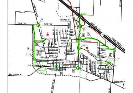 Street Map of Aumsville