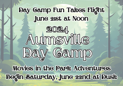 2024 Aumsville Day Camp Banner