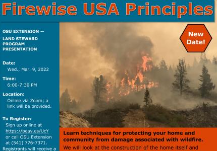 Firewise Presentation Flier