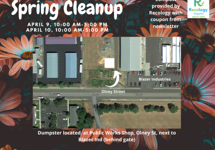 Spring Cleanup Days photo and map