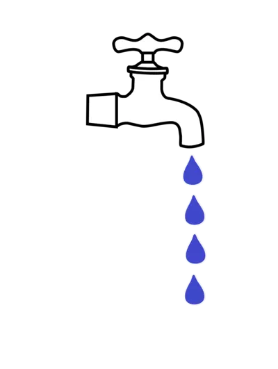 lots of drips from faucet