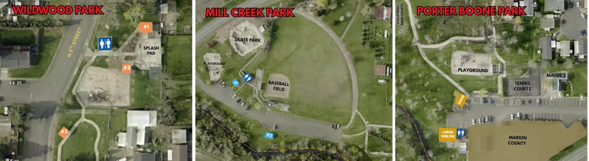 Park Shelter Map