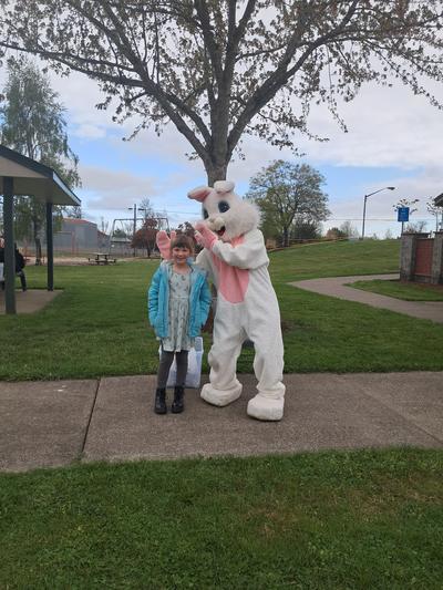 Easter Bunny & Girl