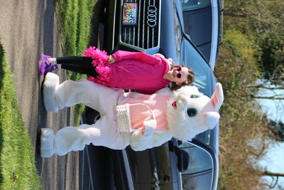  Girl with Easter Bunny